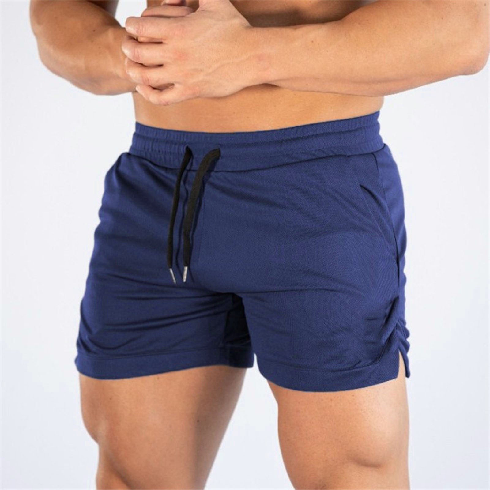 thumbnail image 2 of Pantalones cortos de playa multicolor de secado rápido para hombre - Tejido de malla - 4 bolsillos con cierre de botón - Informal/Deportivo, S-XXXXL, 2 of 5